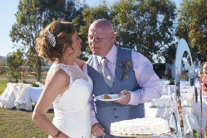 Mike & Debbie Hill, Ostria Bar, Rhodes Wedding. Photography by Gallery Photography.